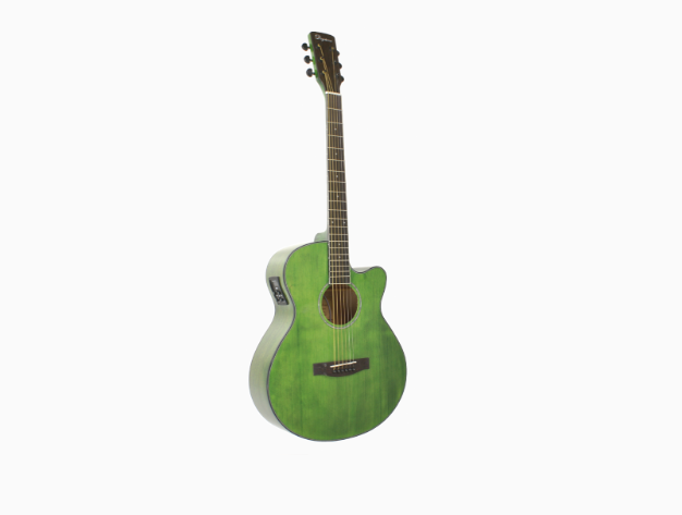 GUITARRA E. ACUSTICA DAYTONA VERDE MINI JUMBO