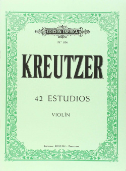 KREUTZER 42 ESTUDIOS VIOLIN