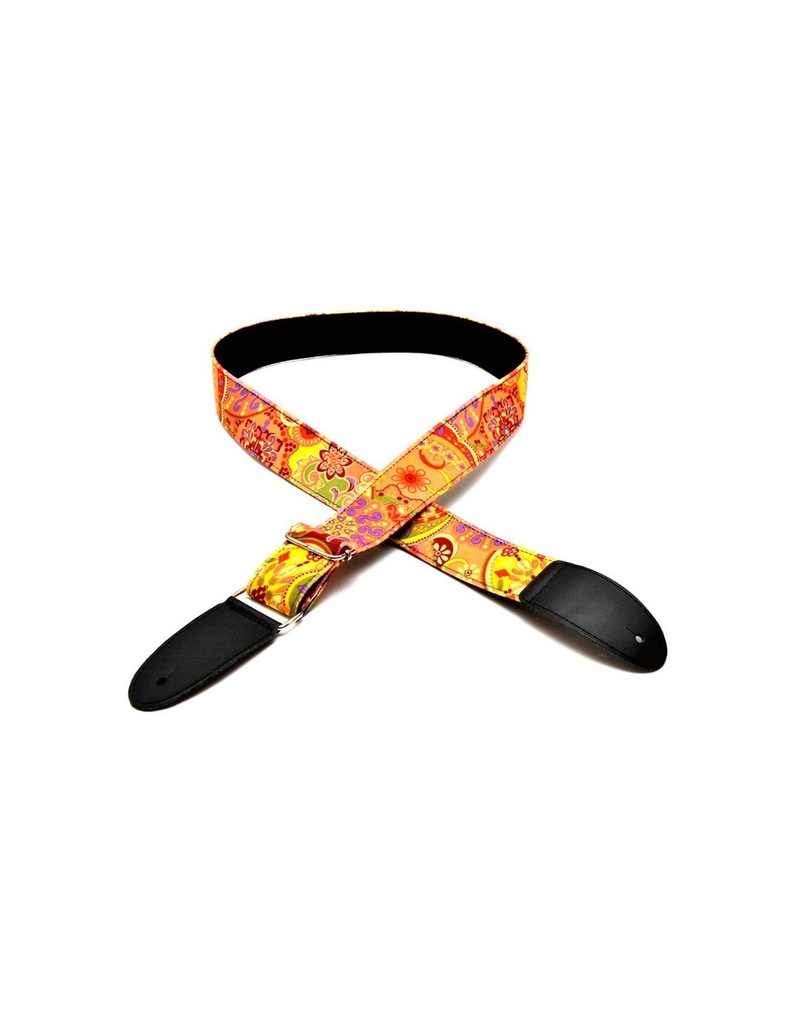 CORREA GUITARRA VELVET CORAL BOURBON STRAP GUITAR