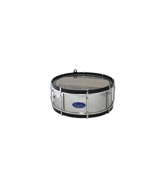 TAMBOR Ø35.6CM, ACERO INOX.,DOBLE  BORDÓN, TENS.CEN