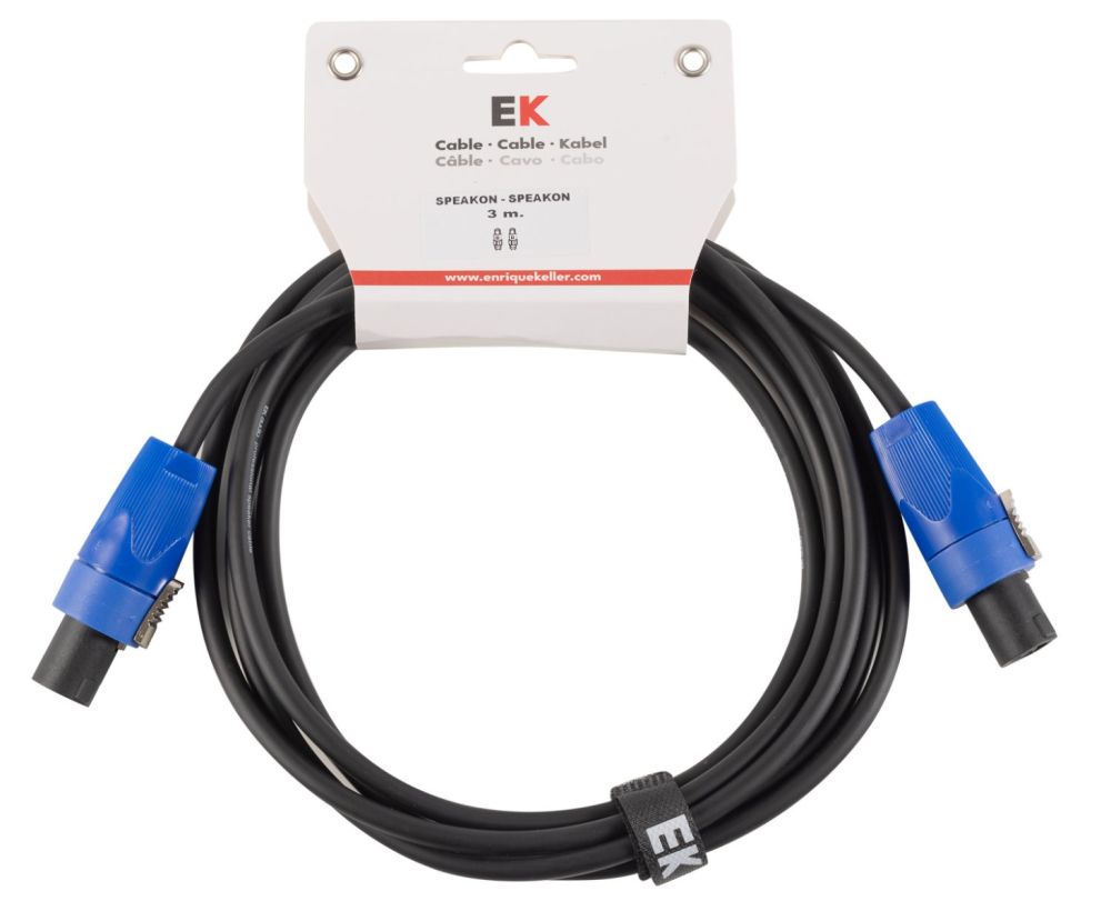 CABLE EK AUDIO SPEKON/SPEKON 3M JJ025SS3