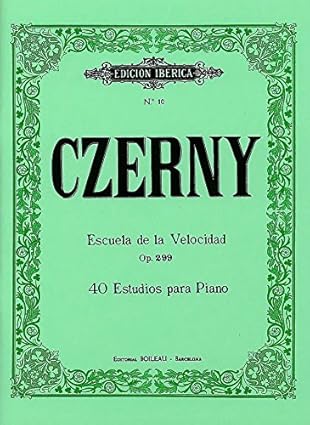 ESCUELA DE LA VELOCIDAD 40 ESTUDIOS (OP. 299) CZERNY