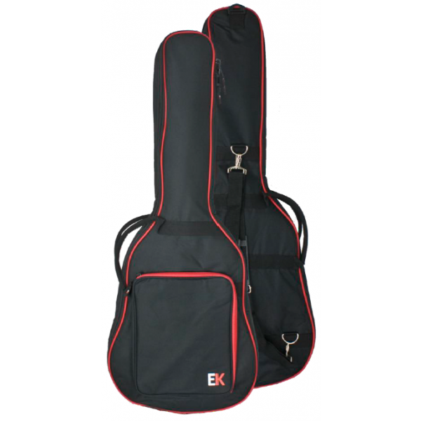 FUNDA EK GUITARRA ACUSTICA ROJA 15MM