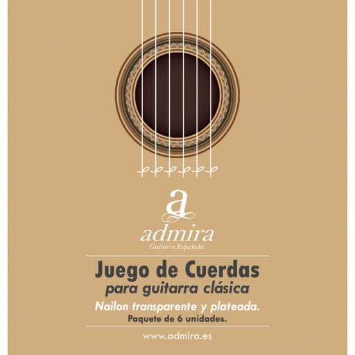 [CA500CL] JUEGO CUERDAS GUITARRA CLASICA ADMIRA CA500CL