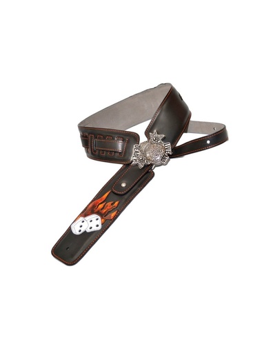[LIVE & DEADLY] CORREA GUITARRA CUERO LIVE & DEADLY BOURBON STRAP GUITAR