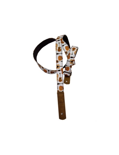 [GUITARRAS ACUSTICAS] CORREA UKELELE BOURBON STRAP GUITARRAS