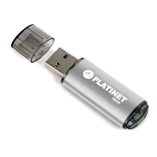 [PLA42175] PENDRIVE 16 GB 2.0 X-DEPO PLATA PLATINET