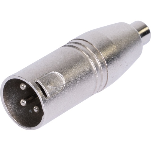 [18-5580] ADAPTADOR XLR MACHO/ RCA HEMBRA 18-5580