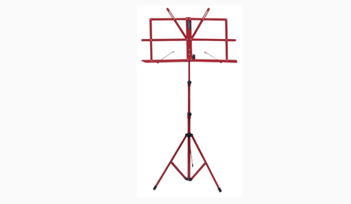 [MUS006RD] ATRIL PLEGABLE ADMIRA ROJO + FUNDA MUS006RD