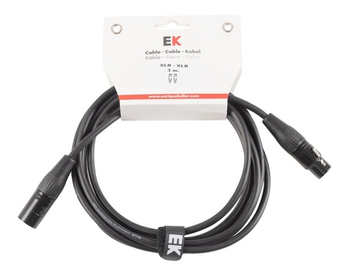 [8436032369235] CABLE EK AUDIO NXX0013 NEUTRIK XLR/XLR 3M