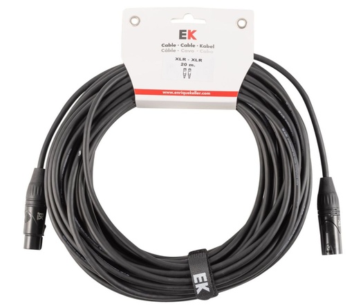 [8436032369365] CABLE EK AUDIO XLR/XLR 20M PXX00120